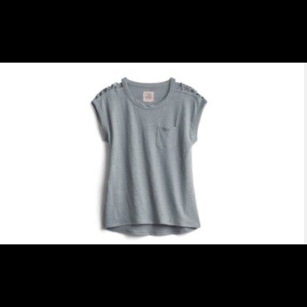 NWT chaser noreena tee with cutout detail L